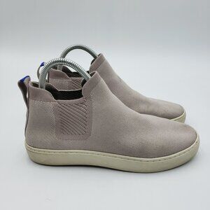 Rothys The Chelsea Slip On Sneakers 9 Womens Lilac Hi Top Gray
